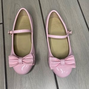 Janie and Jack Girls Pink Flats